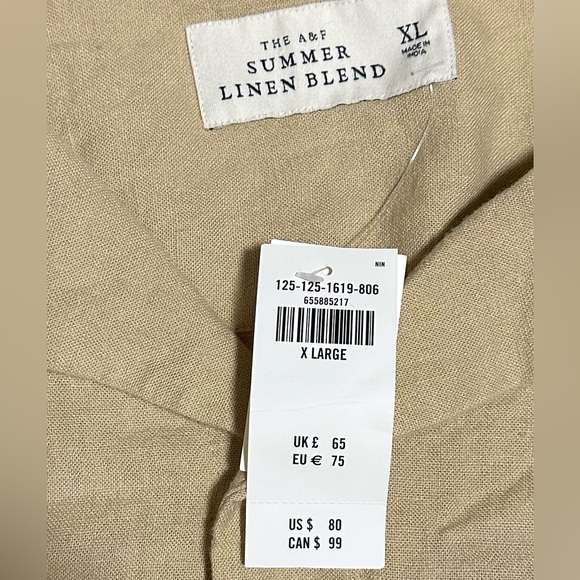 Men’s casual button down shirt from Abercrombie and Fitch size XL - Picture 2 of 3